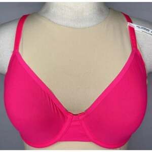 Aerie Smoothez Hot Pink Unlined Underwire Full Coverage Bra Size 34B NEW 3
